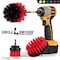 Drill Brush Power Scrubber By Useful Products 5 in W 5 in L Brush, Red R-S-42O-5X-QC-DB - alternate 2